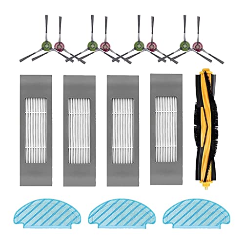 SOMOG Accesorios de Filtro de Cepillo de Tela de Limpieza Conjunto de Piezas de Repuesto compatibles con Ecovacs Deebot n8 Robot de aspiradora Pro N8 Pro+