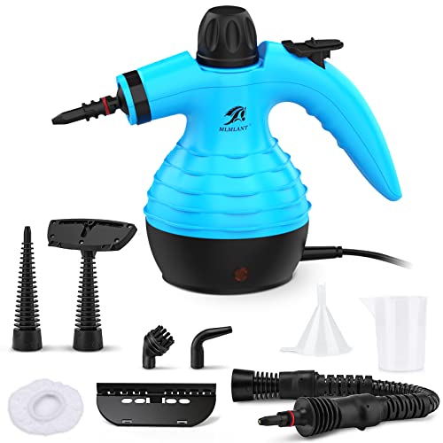 MLMLANT Vaporeta Limpiar,Limpiador Vapor Desinfeccion PortáTil,Seco Limpieza Tapiceria Hogar de Mano,Manualidades,Para Quitar Manchas,Sofas,Control de Errores Cama,Asientos Coche,Limpiadora a Manual