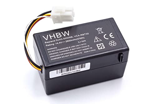 vhbw Batería Compatible con Samsung Navibot SR8950, SR8980, SR8940, SR8981, VCR8940 Robot Limpieza (2600 mAh, 14,4 V, Li-Ion)