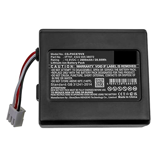 Batería de Robot Aspirador IP797, 4322 005 38072 Compatible con Philips FC8794/01/31/82, FC8792, FC8007/01/81, FC8008/01/81,FC8795,FC8796