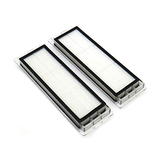 Piezas de repuesto de la aspiradora REEMPLAZO 2 UNIDS FILTRO DE HEPA Lavable Ajuste para Xiaomi MI Robot 1 2da generación MI Casera FIT FOT ROBORROCK ROBOT DE ROBOT CLEABLE CLEAPORTE Accesorios de asp