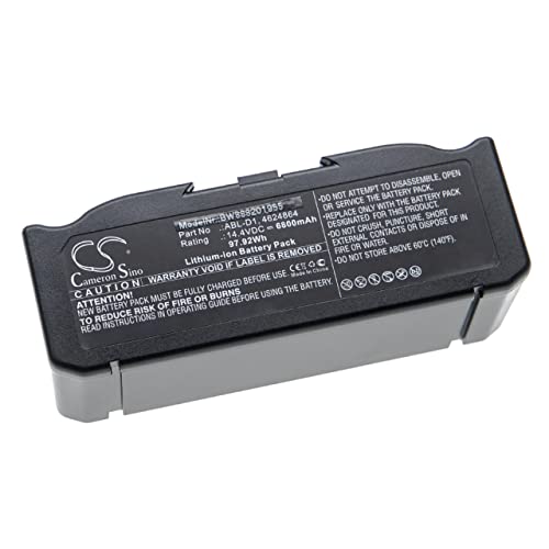 vhbw Batería Recargable Compatible con iRobot Roomba E6, e5154, e5158, e515840, e6198, e619820 aspiradora, Robot Limpieza (6800 mAh, 14,4 V, Li-Ion)