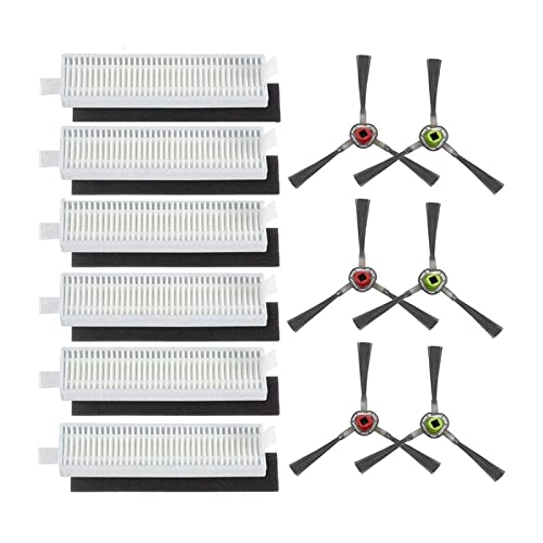 WCPAR Reemplazo del Cepillo Lateral del Filtro Compatible con la aspiradora robótica ECOVACS DEEBOT Slim DA60 SLIM2 DA5G Slim Neo