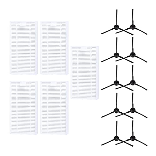 6 uds. De cepillos Laterales compatibles con EU-fy Robovac G10, Piezas de Robot Aspirador híbrido, nuevos Accesorios de cepillos Laterales for el hogar (Color : Set2)