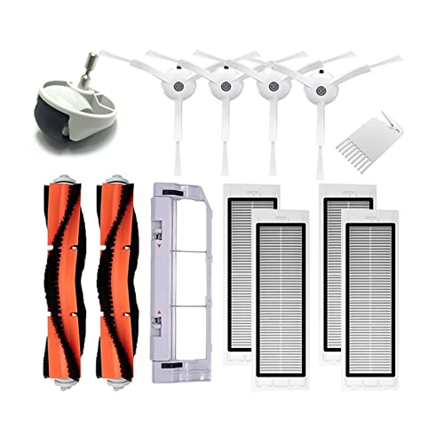 Compatible con XiaoMi Mi Robot 1 / 1S / 2S SDJQR01RR SDJQR02RR SDJQR03RR Roborock S4 S5 S50 S51 Limpiador Cepillo lateral principal Piezas de filtro Hepa (Color : Set27)