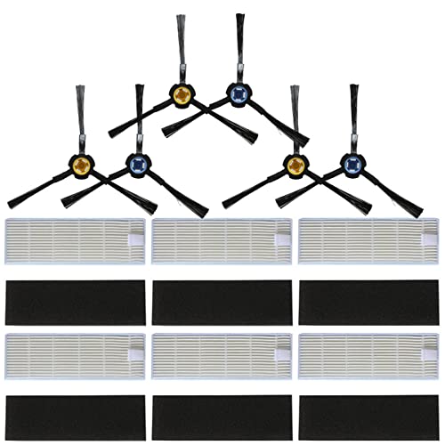 Partes de repuesto de aspirador Kit de repuesto para Silvercrest SSRA 1 robot Partes de aspirador
