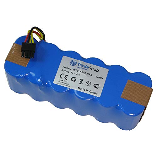 Trade-Shop Batería Ni-Mh (14,4 V, 4500 mAh, 65 Wh, sustituye a LP43SC2000P, compatible con Ariete Briciola 2711, 2717, 2713, Evolution 2.0 Profimaster Robot 2712)