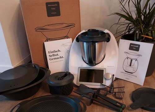 Finoo Thermomix TM6, Acero Inoxidable, Negro