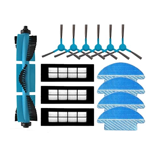 COBREW Piezas de Repuesto compatibles con Cecotec Conga Serie 3090, Piezas de Repuesto for aspiradora, Filtro de Cepillo Lateral Principal, Trapo for fregona