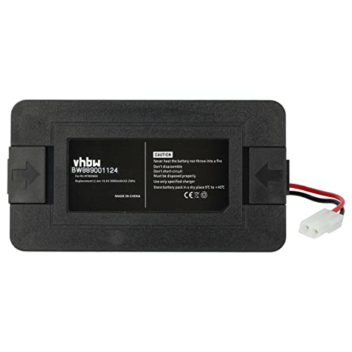 vhbw Batería Compatible con Rowenta Smart Force Essential Aqua RR6971, RR6971WH aspiradora Negro (3000 mAh, 14,4 V, Li-Ion)