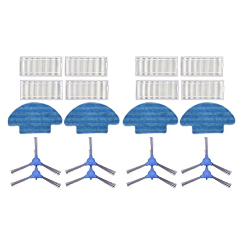 2X Robot aspirador HEPA filtro paño de mopa Compatible con Conga 950 Series piezas de Robot aspirador