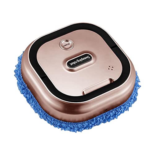 Folpus Robot Mop, Wet and Sensor USB Recargable Bajo Ruido Automático Robot Aspirador para Vinilo Dura,