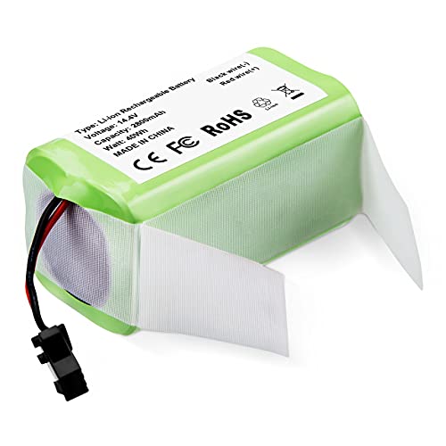 Powerextra Batería de Repuesto 14.4v 2800mAh Compatible con Conga Excellence 990 950 1090 Ecovacs Deebot N79S DN622 Eufy RoboVac 11 11S 11S MAX 30 15C 15T 12 35C IKOHS NETBOT S14 S15