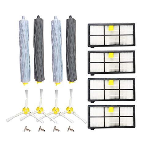 DingGreat Kit Recambios Cepillos Filtros y Accesorios para iRobot Roomba Serie 800 900 Series 800 805 850 851 860 865 866 870 871 876 880 885 886 890 891 895 896 900 960 966 980