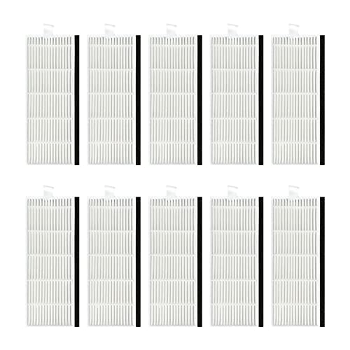 Reemplazo de la parte del filtro HEPA del cepillo del lado principal para ilife A4S A40 Apto para Polaris PVCR 0726W 0826 Apto para el espíritu de Amibot ICE H2O Aspiradora de robot inteligente (Colo