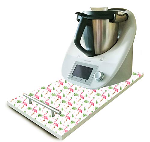 Thermodernizate Tabla, Plataforma, Base Deslizante para THERMOMIX TM6 TM5 TM31. Mod Flamencos