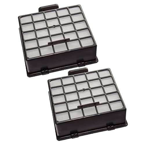 vhbw Set de 2x filtros compatible con Siemens Synchropower VS 06 G 0000 - VS 06 G 9999, VS 06 G 1666/03 aspiradora - Filtro HEPA antialérgico