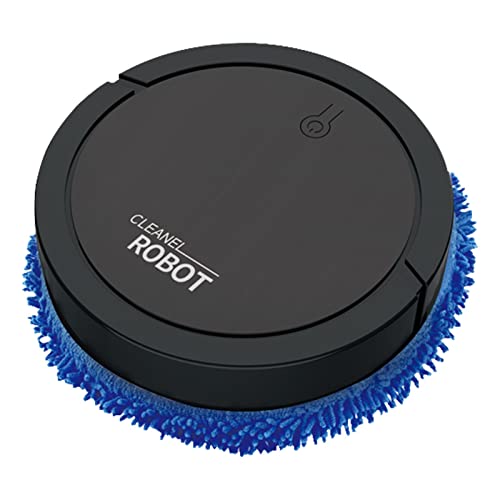 Nuevo 2023 - Home Intelligent Silent Mopping Robot Lazy Wet and Dry Mopping Machine Tine O Wet Dry Vacuum, Negro, Talla única