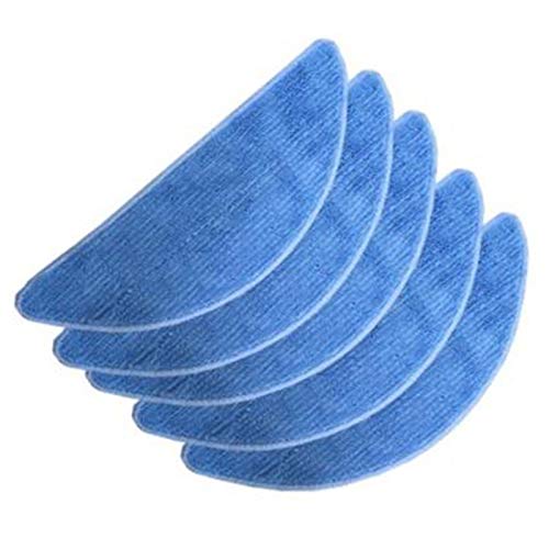 Desconocido Accessories 5 UNIDS MOP Paño Trapos encajan para Ikohs NetBot S15 Robot Robot Aspirador de la aspiradora Accesorio Mop Ropa Limpieza Paño Cabeza Cabeza de Madera FIBE