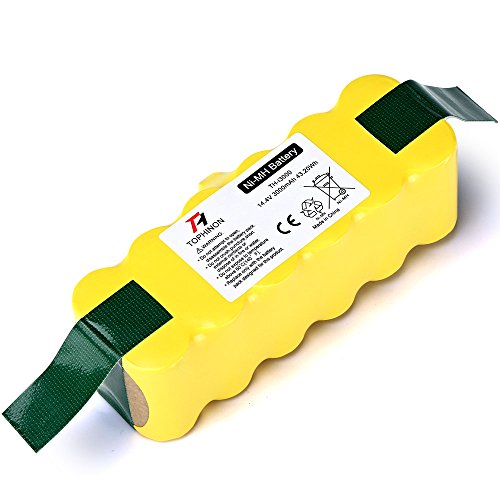 TOPHINON 14.4V 3000mAh Ni-MH Batería para Roomba 500 510 520 530 532 535 540 545 550 552 555 560 562 570 580 581 582 585 595 600 610 620 630 631 650 660 700 760 770 780 790 800 870 880