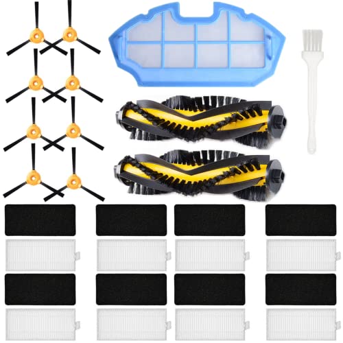 Filtros y Cepillos para Cecotec Conga Excellence 990, Kit de Accesorio, Ecovacs Deebot N79 N79S y EcoVacs DEEBOT N79S N79 DN622 Aspiradora Robot (Pack de 28 PCS)