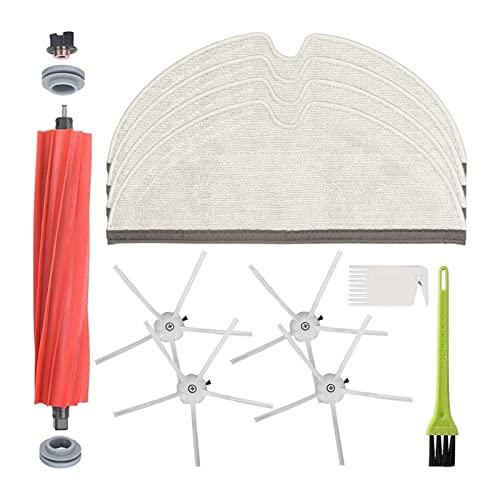 YIJIAN Accesorios MOP Compatible con Roborock P7, Q7 MAX, Q7 MAX Plus, Q7 Plus Piezas de Repuesto, Cepillos del Lado Principal del Cepillo Mop Robot Aspiradora (Color : Photo Color)