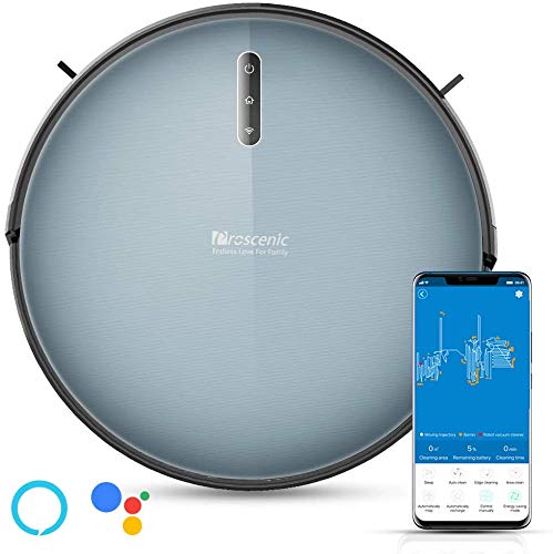 Aspirador Robot Inteligente Proscenic 830T 2000Pa Succión Fuerte Control de Voz App Programación Limpieza Actualización en línea Aspiradora robótica
