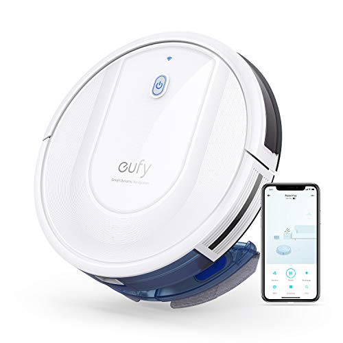 eufy RoboVac G10 Hybrid Robot Aspirador y Fregasuelos con Navegación Dinámica Inteligente, Barre y friega 2 en 1, Wi-Fi, superfino, Potencia de succión de 2000 Pa, silencioso, Carga automáticamente