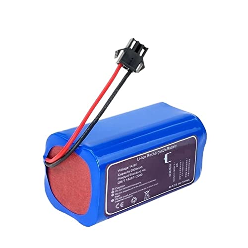 Batería de Repuesto de 14,4 V y 2800 mAh Compatible con Conga Excellence 990 950 999 1090 1099 1190 1790 1990 2290 Ultra Robot aspiradora