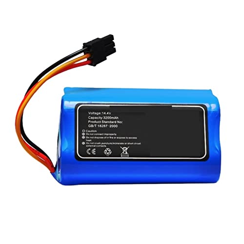 CANEVE Batería de Repuesto de 14,4 V y 3200mAh Compatible con Liectroux B6009, Accesorios for aspiradoras robóticas, repuestos