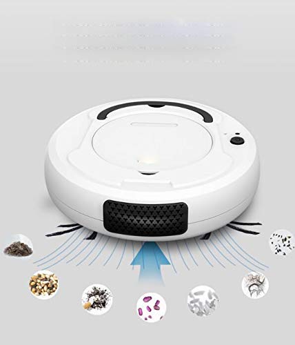 ZMHVOL -1800PA Robot VACUUMA CLEABLE Cleaner de Piso Inteligente Multifuncional, Limpiador de Barrido seco de 3 en 1 Auto Recargable WANGHN