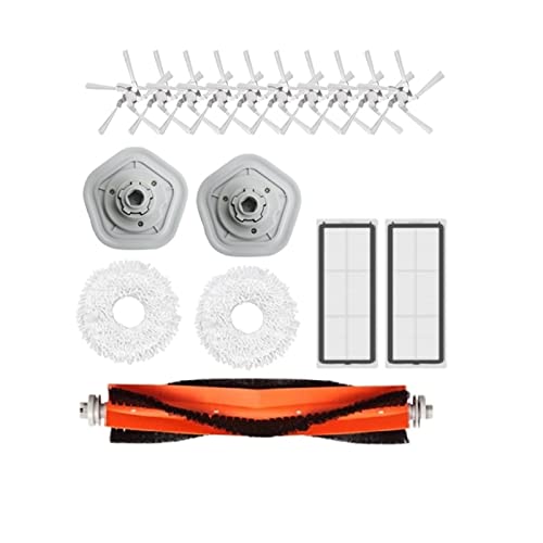 IRUGS ¡Promoción! Kit de Accesorios de 18 Uds. Compatible con Xiaomi Dreame W10/W10 Pro Robot Aspirador paño de fregona Lavable Cepillo Lateral Principal Filtro HEPA