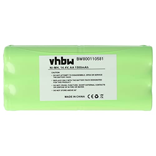 vhbw Batería Compatible con Taurus Striker Mini Aspirador 079710, Parqute Care Robot Aspirador, Robot doméstico (1500 mAh, 14,4 V, NiMH)