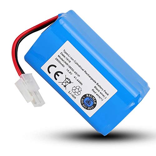 FOLOSAFENAR Batería sin Efecto Memoria Batería de aspiradora 100% Compatible 14,8 V para Sistema BMS para Ilife A4 A4S A6 V7 Robot aspiradora para Chip de Gama Alta para Seiko