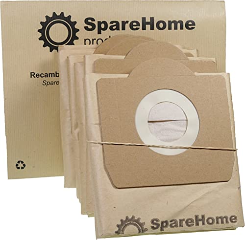 SpareHome® 10 bolsas de alta filtración para aspirador Titan - Stanley - Soteco - Vegas