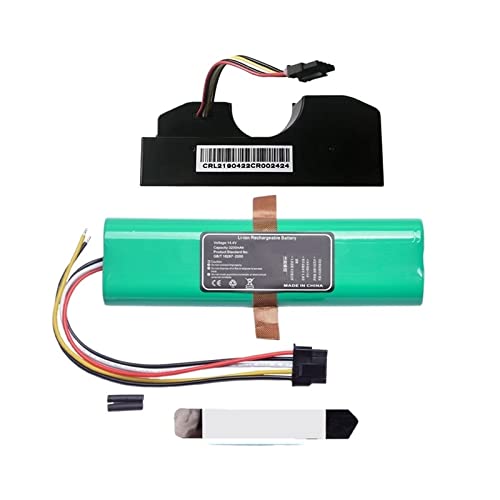 Batería de Repuesto de 14,4 V y 3200mAh Compatible con CECOTEC Conga 1690 1890 2090 2290 3090, Accesorios for Robot Aspirador, Piezas, baterías