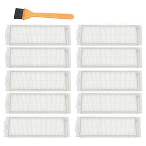 UANG Kit de Filtro de 10 Piezas para Conga 3290 3490 3690 Filtro de Repuestos de Aspiradora con Cepillo