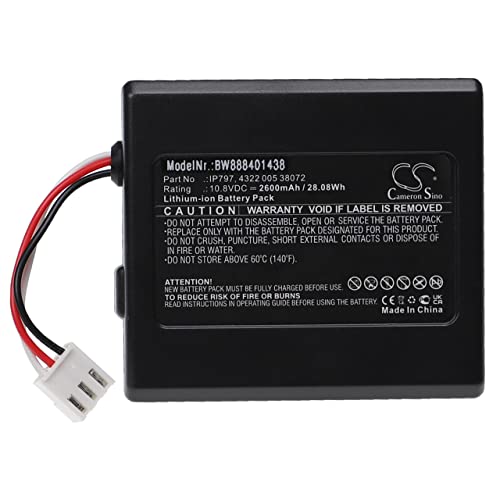 vhbw Batería Recargable Compatible con Philips FC8792, FC8794, FC8794/01, FC8794/31, FC8794/82 aspiradora, Robot Limpieza (2600 mAh, 10,8 V, Li-Ion)