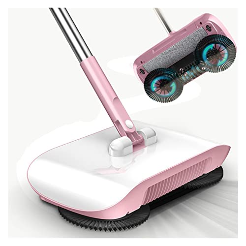 RPSSAT Aspiradora Broom Robot Aspirador Casero de vacío Hogar Cocina Sweeper Mop Sweeping Machine Alfombra Hogar para árboles de Hoja Ancha y alfombras (Color : Pink Within 3 Pads)