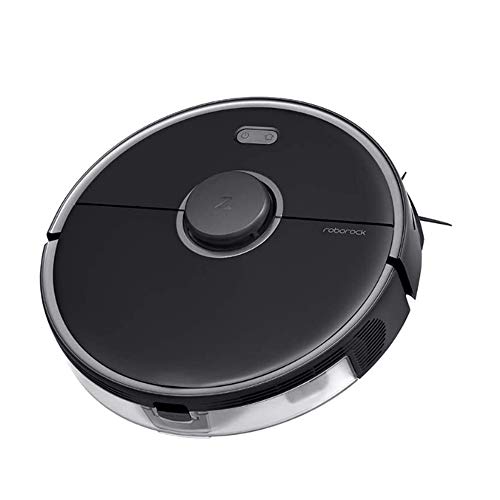 roborock S5 MAX Aspirapolvere Automatico Robot e Detergente per Pavimenti,Mop Scrub Smart Navigation Sweep,2000 Pa Aspirazione Molto Potente con Funzione WiFi,Vuoto con controllo App(Negro)