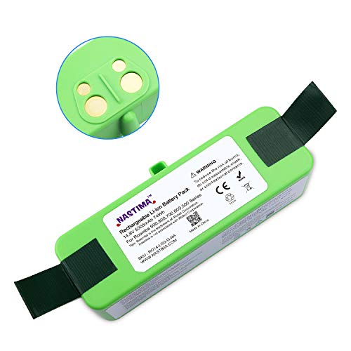 NASTIMA 14.8V 5000mAh Actualiza la Batería de Iones de Litio para ser Compatible con Roomba 985 960 895 890 880 870 860 790 780 770 760 695 690 680 675 650 640 620 614