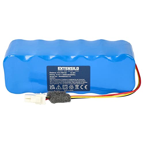 EXTENSILO Batería Compatible con Samsung Navibot SR8846, SR8847, SR8848, SR8849, SR8850, SR8855 aspiradora (4500 mAh, 14,4 V, NiMH)