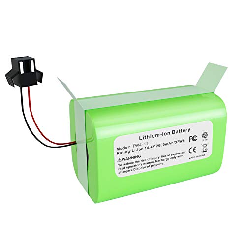 ASUNCELL Batería de Repuesto para RoboVac 11, 2600 mAh, 37 W, batería Recargable de Iones de Litio, Compatible con RoboVac 11S 11S MAX 30 30C 15C 15T 15C MAX 30C MAX 12 35C Accesorios