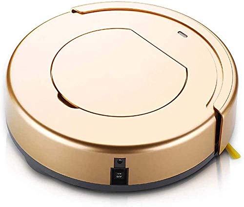 Robot Vacuum Cleaner Automatic Sweeping Robot Vacuum Cleaner Sweep Cleaning 1000Pa Suction Sweeping Robot fengong (Color : Gold)