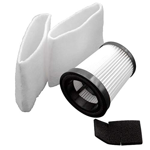 vhbw Set de filtros compatible con Dirt Devil M2881-6, M2881-7, M2881-8, M2881-9 aspirador - 4x filtro