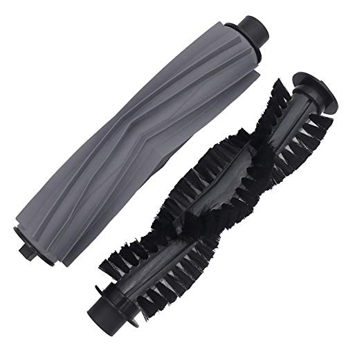 YTT 2 piezas (rollo de pelo +) cerdas del cepillo principal para aspiradoras Chuwi Ilife A6 partes robot sin filtro Hepa