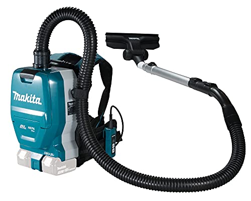 Makita DVC261ZX15 Aspiradora de Mochila con batería 2 x 18 V, 1