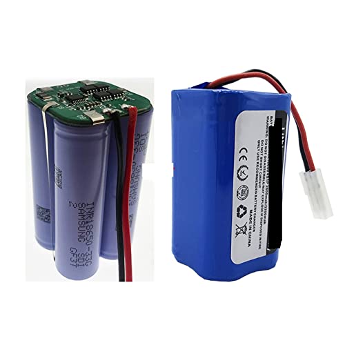 Batería de Litio de 14,8 V, 2600 mAh/3200 mAh, Compatible con Xiaomi G1 MI, Robot Aspirador, mopa Esencial, baterías de Robot Aspirador MJSTG1 (Color : 14.8V 3.2Ah Battery, Size : 14.8V)