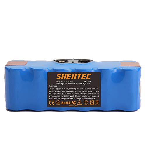 Shentec 14.4V 4800mAh Ni-MH Batería Compatible para iRobot Roomba 510 520 530 531 532 533 535 540 545 550 552 560 562 570 580 581 585 595 600 610 620 630 650 660 700 760 770 780 790 800 870 880