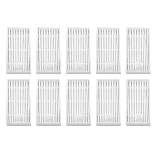 Blantye Filtro de 10 unids para ILIFE V1 V5 V5S V3 Robot Limpiador de aspiradora Piezas de Repuesto